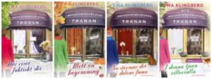 Läsordning: Begravningsbyrån Tranan-böckerna av Ewa Klingberg