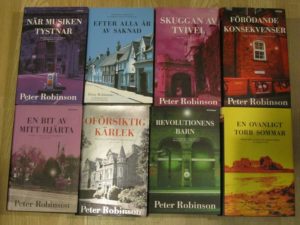 Läsordning: Peter Robinsons böcker om kommissarie Banks